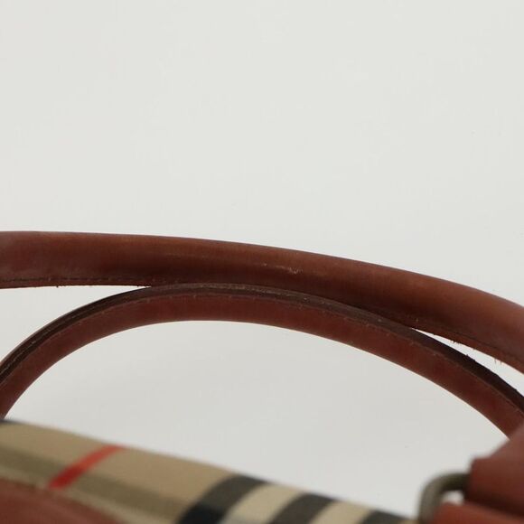 Burberry Nova Check Beige Canvas Handbag (Pre-Owned) - Picture 15 of 16